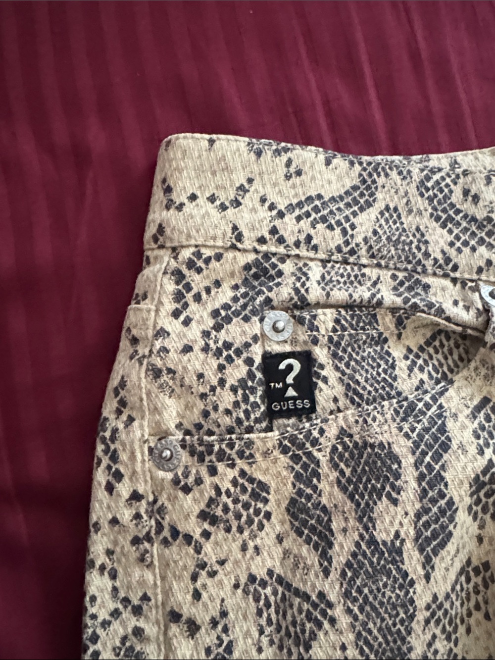Vintage GUESS Snake Print Pants Y2K 🖤